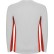 Спортивная футболка SHANGHAI L/S мужская, БЕЛЫЙ/КРАСНЫЙ
