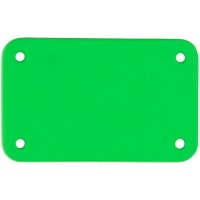 Лейбл из ПВХ Kreta, S, зеленый неон