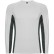 Спортивная футболка SHANGHAI L/S мужская, БЕЛЫЙ/ТЕМНЫЙ ГРАФИТ