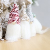 Новогоднее украшение рождественский гном Куперс (1шт), красный