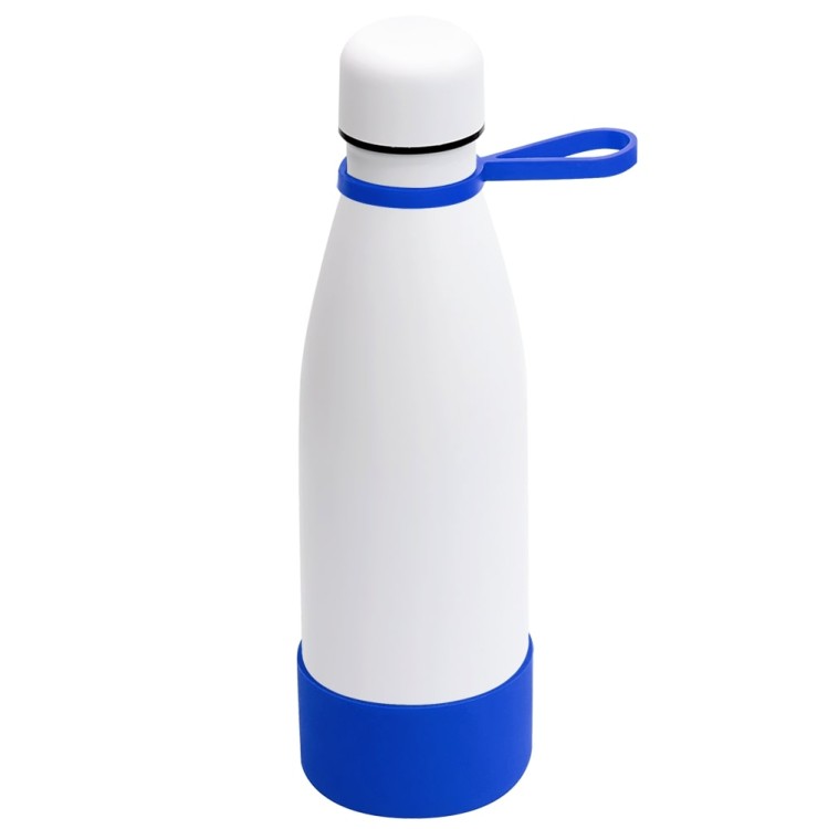 Термобутылка герметичная вакуумная Olivia To Go, белый/синий Термобутылка герметичная вакуумная Olivia To Go, белый/синий