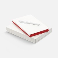 Набор Duplex, белый с красным