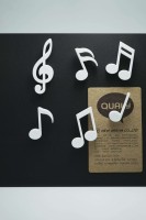 МАГНИТЫ MEMODY MAGNET (6 ШТ. / УПАК.), белые