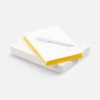 Набор Duplex, белый с желтым