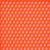 Заготовка из крупной сетки Rete, L, оранжевый неон