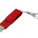 USB 2.0- флешка промо на 64 Гб с поворотным механизмом и однотонным металлическим клипом