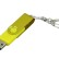 USB 2.0- флешка промо на 64 Гб с поворотным механизмом и однотонным металлическим клипом