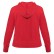 Толстовка женская Hooded Full Zip красная