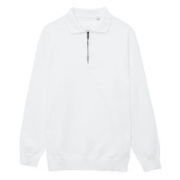 Рубашка поло мужская с длинным рукавом Terrazzo, белая