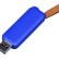 USB 2.0- флешка промо на 64 Гб прямоугольной формы, выдвижной механизм