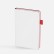Ежедневник White Shall, недатированный, бело-красный Ежедневник White Shall, недатированный, бело-красный