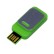USB 2.0- флешка промо на 64 Гб прямоугольной формы, выдвижной механизм