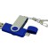 USB 2.0- флешка на 32 Гб с поворотным механизмом и дополнительным разъемом Micro USB