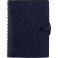 Ежедневник Strep Front на заказ, недатированный, темно-синий