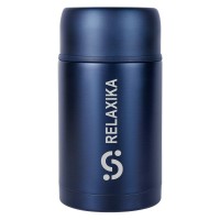 Термос для еды Relaxika 1000, темно-синий