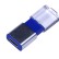 USB 2.0- флешка промо на 64 Гб прямоугольной формы, выдвижной механизм