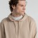 Толстовка с капюшоном унисекс Hoodie, бежевая