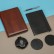 Бизнес-блокнот на молнии А5 Fabrizio с RFID защитой и ручкой
