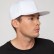 Бейсболка Snapback с прямым козырьком, белая