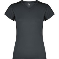 Спортивная футболка SUZUKA женская, ПАЛИСАНДР/ЧЕРНЫЙ