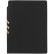 Ежедневник Flexpen Black, недатированный, черный с желтым