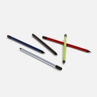 Карандаш простой Triangle Black с ластиком, красный