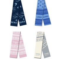 Шарф на заказ Tricksy Classic Fint, M, полушерсть