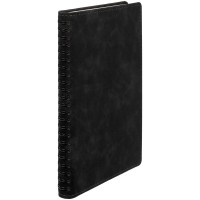 Ежедневник Spring Urban на заказ, недатированный, черный