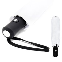 Автоматический противоштормовой зонт Vortex To Go, белый/белый