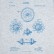 Футболка приталенная Old Patents. Wheel, голубой меланж