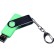 USB 2.0/micro USB/Type-C- флешка на 16 Гб c поворотным механизмом
