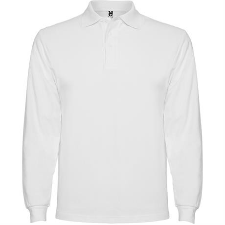Футболка поло ESTRELLA L/S мужская, БЕЛЫЙ