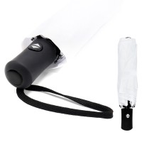 Автоматический противоштормовой зонт Vortex To Go, белый/чёрный