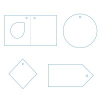 Этикетка картонная на заказ Carta, М