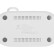 Складная зарядная станция с беспроводной зарядкой Flashport, 15 Вт