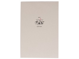 Блокнот А5 из переработанного тростника Adiantum с тампопечатью