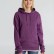 Толстовка с капюшоном унисекс Hoodie, фиолетовый меланж