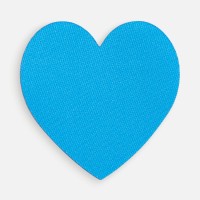 Наклейка тканевая Lunga Сor, M, голубая