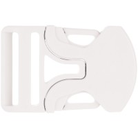 Застежка-пряжка односторонняя Triden, белый