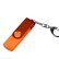 USB 2.0/micro USB/Type-С- флешка на 16 Гб 3-в-1 с поворотным механизмом