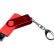 USB 2.0/micro USB/Type-С- флешка на 16 Гб 3-в-1 с поворотным механизмом