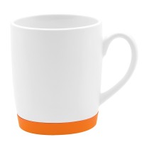 Кружка Make Me To Go, белая/оранжевая