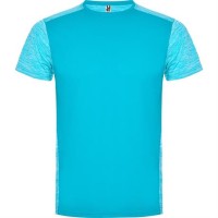 Спортивная футболка ZOLDER мужская, БИРЮЗОВЫЙ/ПЁСТРЫЙ БИРЮЗОВЫЙ