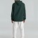 Толстовка с капюшоном унисекс Hoodie, темно-зеленый меланж