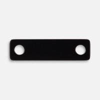 Шильдик металлический Alfa Liten, черный