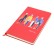 Блокнот A5 Molto в мягком переплёте, красный