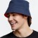 Панама Nylon двусторонняя, темно-синяя с красным