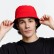 Панама Nylon двусторонняя, темно-синяя с красным