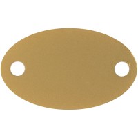 Шильдик металлический Alfa Oval, золотистый