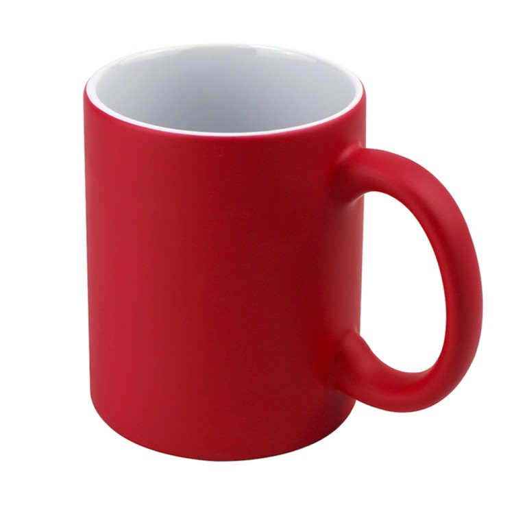 Кружка-хамелеон керамическая Йорк, сублимация, красная Кружка-хамелеон керамическая Йорк, сублимация, красная